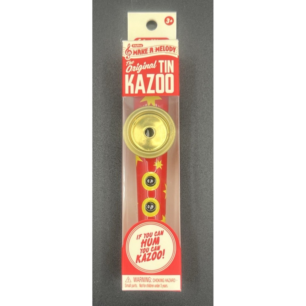 2017 RED SCHYLLING THE ORIGINAL TIN KAZOO In Box NOS Brand New